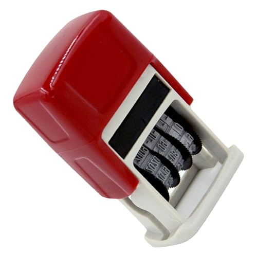Multifunktional Englisch Date Stempel Einstellbarer Stempelstempel Dater Nummer Roller Office Scrapbooking Ergonomisches ABS Datum Multifunktional Englisch Date Stempel Einstellbarer Stempelstempel Dater Nummer Roller Office Scrapbooking Ergonomisches ABS Datum von Mllepjdh