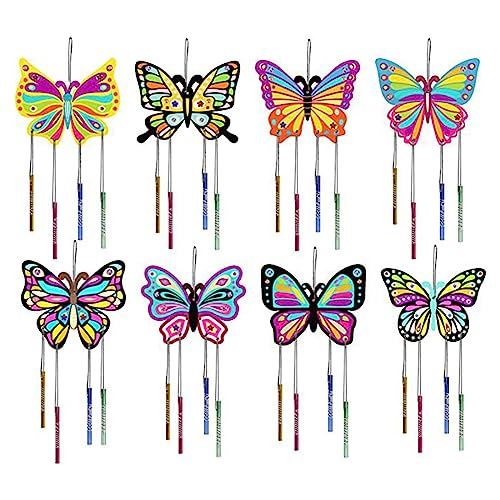 Schmetterlings Bastelset Handgefertigte Windglocken Malerei Spielzeug Sets Kinderbevorzugungskunst von Mllepjdh
