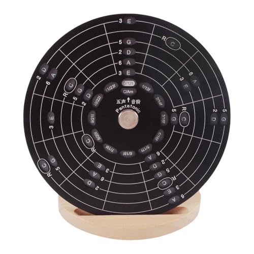 Guitar Fifths Wheel | Fifths Wheel Tool |beginner Guitar Tools, Melody Tool Beginners, Guitar Tuning Wheels, Accurate Melody School Supplies, Aluminum Alloy for Beginner von Mlllokfki