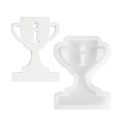 Mlllokfki Trophäenformen für Epoxidharz, Trophäenschokoladenform, Epoxidharz-Gießformen, Trophäenform für Ornamente, Fondant, Handwerk von Mlllokfki