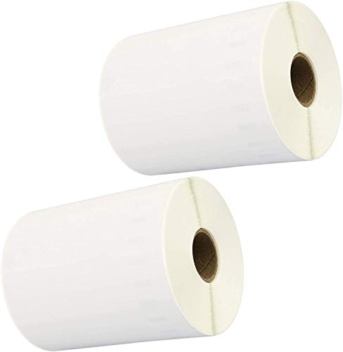 Mnixy Thermal Etiketten 40cmx60cm Etiketten Papier 250 Etiketten pro Rolle, Versandetiketten, Adressaufkleber, 2 Rollen von Mnixy