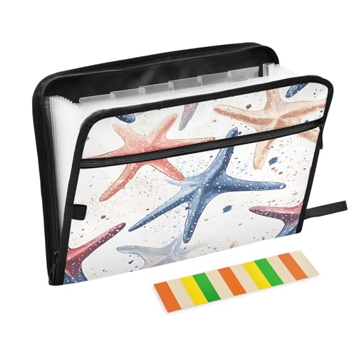 Splash-Ink Fächermappe mit 13 Fächern, Fächermappe mit Vordertasche, tragbare Business-Aktenaufbewahrung, Dokumenten-Organizer, Ordner mit Reißverschluss Splash-Ink Fächermappe mit 13 Fächern, Fächermappe mit Vordertasche, tragbare Business-Aktenaufbewahrung, Dokumenten-Organizer, Ordner mit Reißverschluss von Mnsruu