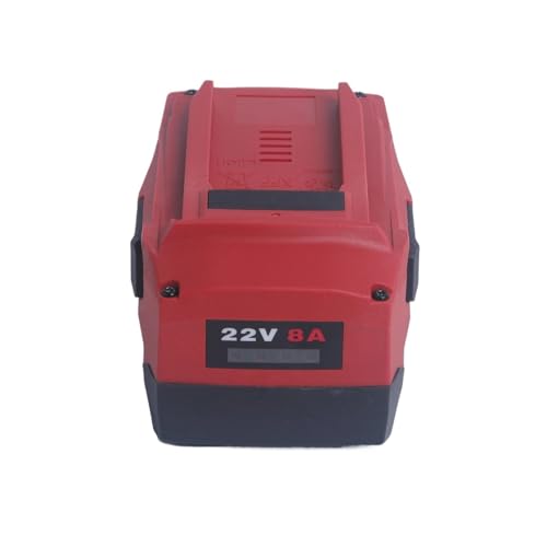 MoVols 22 V 8 Ah Hochleistungs-Lithium-Ionen-Akku, kompatibel mit Hilti, B22 18 V 21,6 V 22 V Akku-Elektrowerkzeuge Hämmer Ersatzakku von MoVols