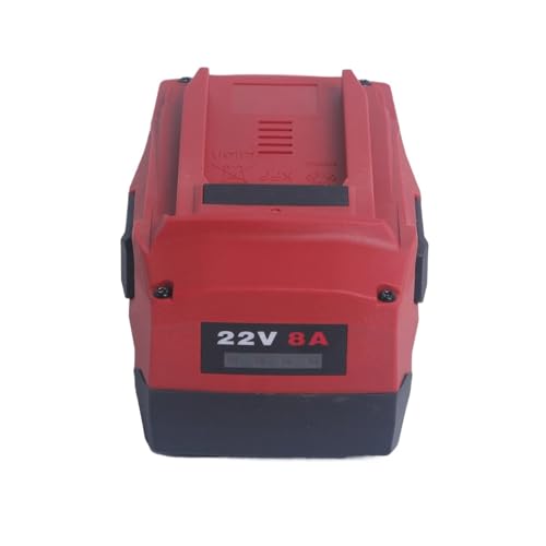 MoVols 22 V 8 Ah Hochleistungs-Lithium-Ionen-Akku-Ersatz, kompatibel mit Hilti B22, 18 V 21,6 V 22 V CPC Akku for Akku-Elektrowerkzeuge und Hämmer von MoVols