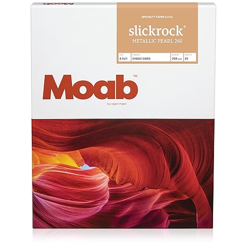 Legion Paper Slickrock Metallic Pearl 260 (8.5x11 In. - 25 Sheets) by Moab von Moab