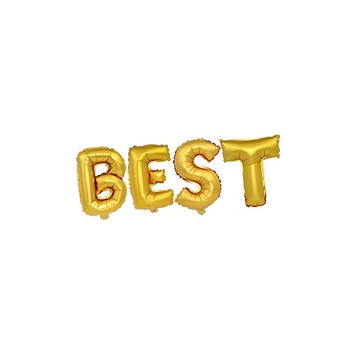Mobestech 1 Set 16 Alphabet Ballon Set Pride Ballons Party Dekorationen Metallic Buchstaben Kit Ballons Bogen Muttertagsballon Aluminiumfolienballons Golden Mobestech 1 Set 16 Alphabet Ballon Set Pride Ballons Party Dekorationen Metallic Buchstaben Kit Ballons Bogen Muttertagsballon Aluminiumfolienballons Golden von Mobestech
