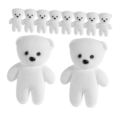 Mobestech 10 Stück Bubble Bear Winzige Puppen Geburtstag Mini Bär Kleines Bärenspielzeug Mini Harzbären Mini Positive Bär Mini Bär Bulk Plüschbären Bulk Winzige Plüschtiere Bulk Weißer Mobestech 10 Stück Bubble Bear Winzige Puppen Geburtstag Mini Bär Kleines Bärenspielzeug Mini Harzbären Mini Positive Bär Mini Bär Bulk Plüschbären Bulk Winzige Plüschtiere Bulk Weißer von Mobestech