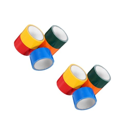 Mobestech 2 Sätze Farbiges Klebeband Hochleistungs-klebeband Massenband Farben Von Klebeband Buntes Klebeband Bastelband Klebeband Wasserdicht Zeichenband Bulk-klebeband Stoff 6 Rollen * 2 von Mobestech