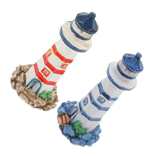 Mobestech 2 Stück Leuchtturm-Ornament Ozeandekor Hausdekoration Nautische Leuchtturmdekoration Strandschmuck Leuchtturm Figur Stranddekorationen Strandzubehör Mini Harz Mobestech 2 Stück Leuchtturm-Ornament Ozeandekor Hausdekoration Nautische Leuchtturmdekoration Strandschmuck Leuchtturm Figur Stranddekorationen Strandzubehör Mini Harz von Mobestech