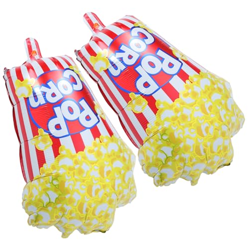 Mobestech 2 Stück Popcornballon Folienballon Dekorationen für Filmgeburtstage Popcorn-Ballon Filmabend Dekoration Partydekorationen zum Thema Film Food -Themenballons Aluminiumfolie Mobestech 2 Stück Popcornballon Folienballon Dekorationen für Filmgeburtstage Popcorn-Ballon Filmabend Dekoration Partydekorationen zum Thema Film Food -Themenballons Aluminiumfolie von Mobestech
