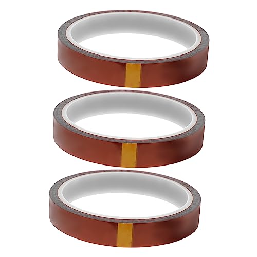 Mobestech 3 Rollen Wärmeübertragungsband stärkstes doppelseitiges Klebeband doppelseitiges klebeband strapazierfähig insulation tape isolierklebeband abklebeband Klebeband für die Elektronik von Mobestech