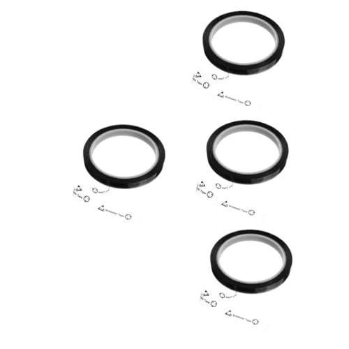 Mobestech 4 Stück Antistatisches Klebeband Leitfähiges Band Abdeckband Festes Band Doppelseitiges Verpackungsband Doppelseitiges Klebeband Antistatisches Warnband Emi-abschirmband Hoch von Mobestech