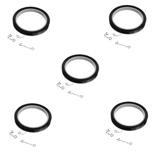 Mobestech 5st Antistatisches Klebeband Sperrband Festes Band Leitfähiges Klebeband Abdeckband Warnband Leitfähiges Band Emi-abschirmband Versiegelndes Verpackungsband Opp von Mobestech