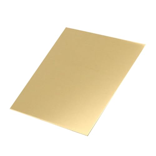 Mobestech Messingblech Schmuckherstellung Gold Geschenkpapier Bastelfolie Metallic Karte Blattgold Lackbeschichtung Folie Kunst Kupferplatten Für Heimwerker Kupferplatten Für Die von Mobestech