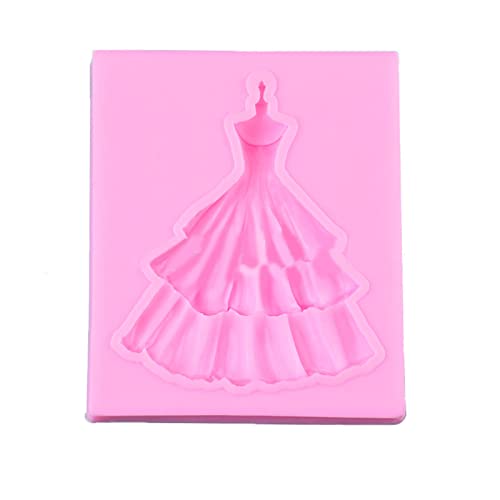 Mocoocouture Rock Kleid Geformte Silikonform Fondant Kuchen Schokolade Kuchen Dekorieren Werkzeuge Küche Backzubehör Silikonformen Zum Backen Epoxidharz Backen Kuchen Harz Handwerk von Mocoocouture