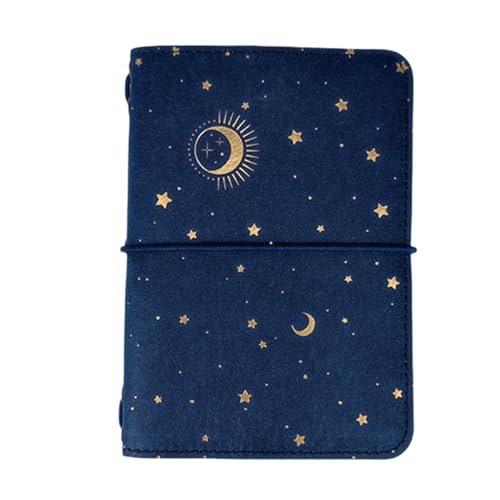 Starry Journal Binder Reise Notizbuch Tagebuch Mit Unliniertem Papier Nachfüllbar 6 Ringe Binder Notizbuch Für Damen Und Herren von Mocoocouture