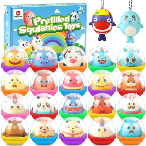 Mocoosy 22pcs Partytütenfüller für Kinderpartygeschenke, tierische Squishy-Quetschspielzeuge für Kinder Jungen Mädchen Geburtstag Pinata-Stuffer kleine Zappelspielzeuge für Kinder Geschenk Spiel preis von Mocoosy