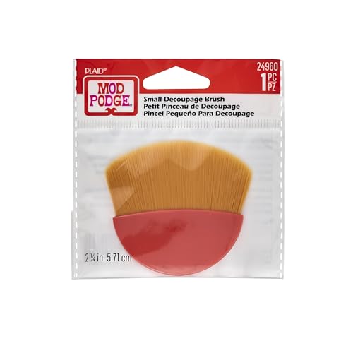 Mod Podge 2 1/4 Gold Taklon Pinsel, Synthetisches Material, Mehrfarbig, 5,7 cm von Mod Podge