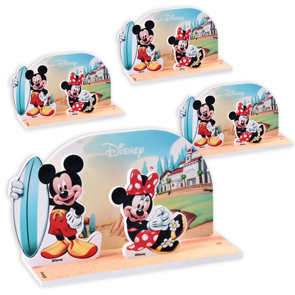 Deko-Landschaft, Mickey Maus, 4er Pack von Modecor