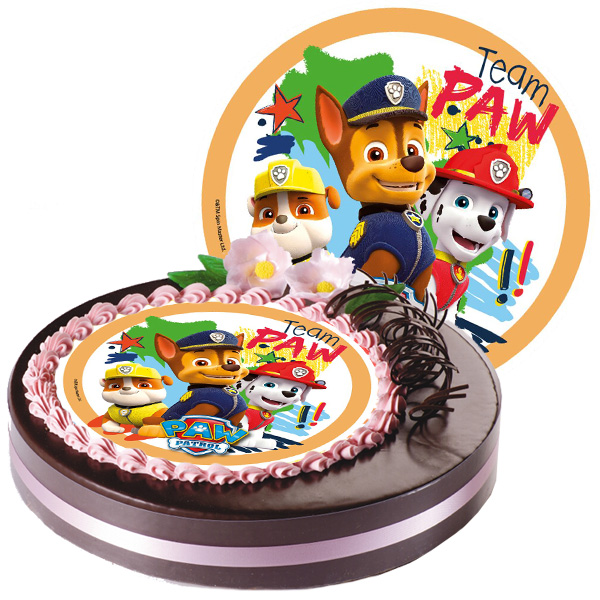 Paw Patrol - Tortenaufleger, Ø 21cm, 1 Stk. von Modecor