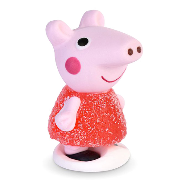 Peppa Pig Tortenfigur aus Zucker  und Gelee, 5,5cm x 4,5cm von Modecor