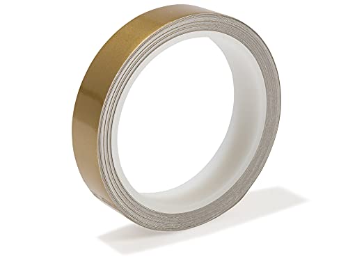 Modulor Metallic-Klebeband farbig, glänzend, b = 20 mm, 10 m, gold von Modulor