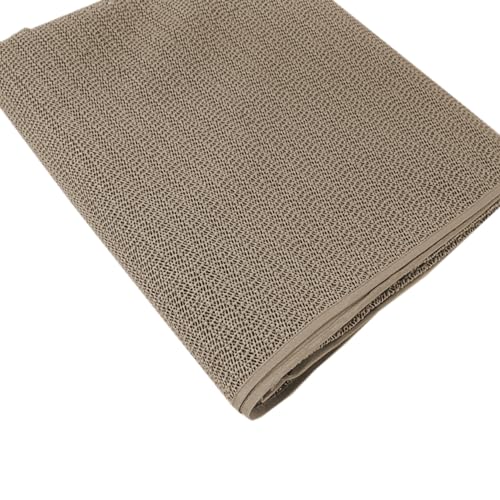 Top Qualität !!! Gartentischdecke Weichschaum Tischdecke Anti Rutsch wetterfest rutschfest waschbar Garten 110x140cm, Farben:Taupe von Mojawo