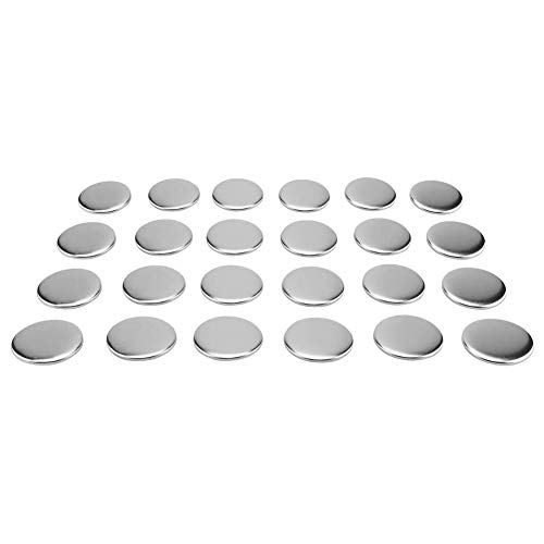 Metall Buttonrohlinge Sicherheitsnadel, 1000 Stück 58mm Button Rohlinge – DIY Blanko Ansteckbutton Set, für Buttonmaschine, Ansteck-Badges für professionelle Button-Herstellung von Mokernali