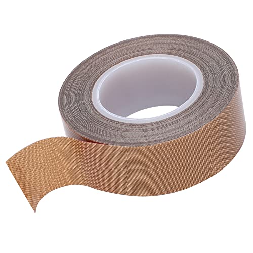 Rollen Teflonband, PTFE Band Rolle, Hochtemperatur-adhäsive Dichtungs- und Isolierfolie, PTFE Klebeband for almost all vacuum sealing machines (Thickness 0.25*Width 13mm*Length 10m) von Mokernali