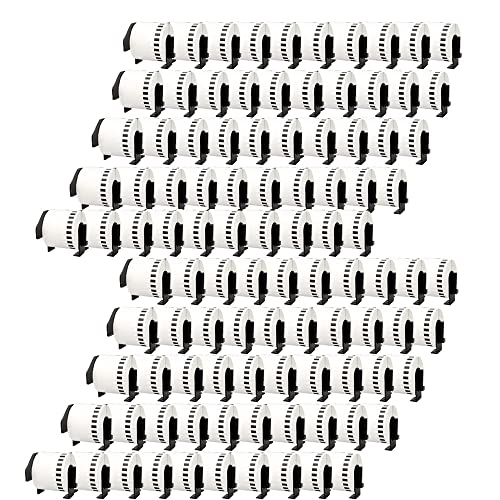 Molabel 90 x DK-22205 DK22205 Label Rolls (Endless) for Brother P-Touch QL-500 QL-500A QL-500BS QL-500BW von Molabel