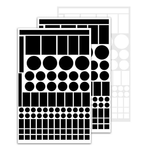 Molain 3 Blätter LED Abdeckung, Led Abdunkeln Folie Licht Dimmen Aufkleber Abdunklungsfolie Selbstklebend Leuchtaufkleber für Elektronik, TV, Router, Uhren Schlafhilfe besser schlafen von Molain