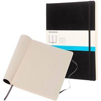 MOLESKINE Notizbuch Classic Collection flexibler Einband ca. DIN A4 punktraster, schwarz Softcover 192 Seiten von Moleskine