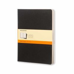 Cahier Notizbücher liniert Soft Cover schwarz 3 Stück von Moleskine