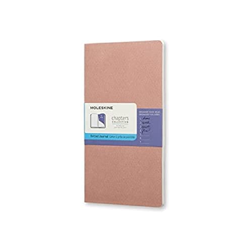 Moleskine Chapter Notizheft Slim Large, Punktraster, altrosa von Moleskine