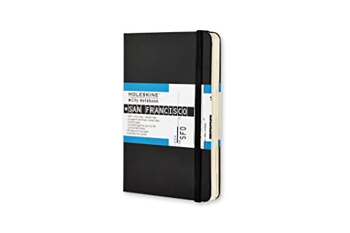 Moleskine City Notebook San Francisco, Pocket, Hardcover, schwarz von Moleskine