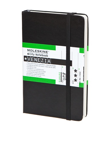 Moleskine City Notebook Venedig, Pocket, Hardcover, schwarz von Moleskine