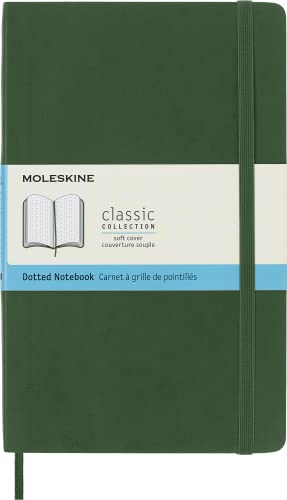 Moleskine Klassisches Notizbuch, Punktierter Notizblock mit weichem Einband und elastischem Verschluss, Pocket Format 9 x 14 cm, Schwarz, 192 Seiten von Moleskine