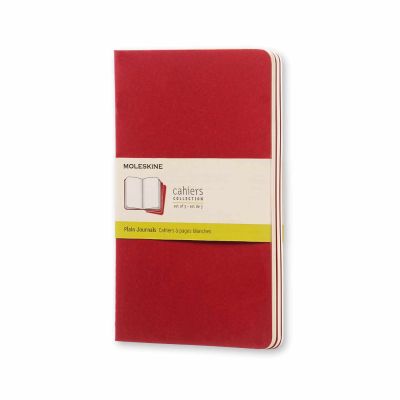 Notizbücher Cahier blanko Kartoneinband A5 3 Stück von Moleskine