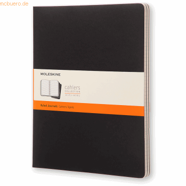 Moleskine Notizheft Cahier XXL 21,59x27,94cm liniert Kartoneinband VE= von Moleskine