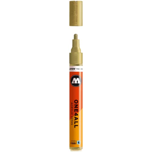 Filzstift Molotow One4all 4mm Crossover 228 met. gold von Molotow