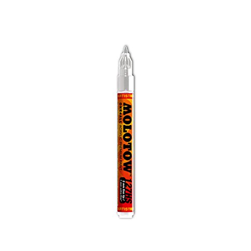 Molotow 127-HS Marker ONE4ALL, 1mm Spitze, 5,0ml, signalweiß von Molotow