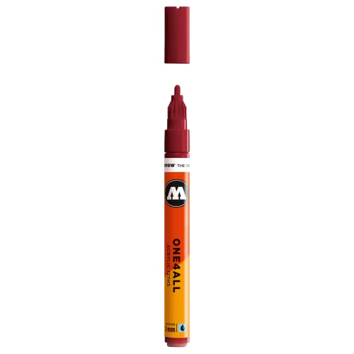 Molotow 127-HS Marker ONE4ALL, 2mm Spitze, 5,0ml, burgundrot von Molotow