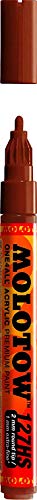 Molotow 127-HS Marker ONE4ALL, 2mm Spitze, 5,0ml, haselnussbraun von MOLOTOW