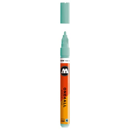 Molotow 127-HS Marker ONE4ALL, 2mm Spitze, 5,0ml, lagoblau pastell von Molotow