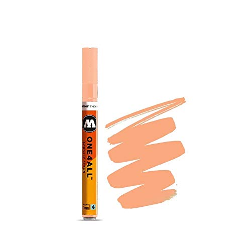 Molotow 127-HS Marker ONE4ALL, 2mm Spitze, 5,0ml, pfirsich pastell von Molotow