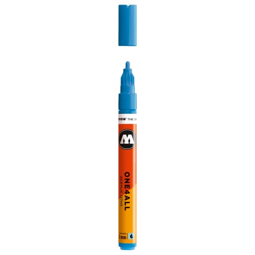 Molotow 127-HS Marker ONE4ALL, 2mm Spitze, 5,0ml, schockblau mittel von Molotow