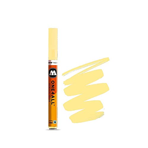 Molotow 127-HS Marker ONE4ALL, 2mm Spitze, 5,0ml, vanille pastell von Molotow