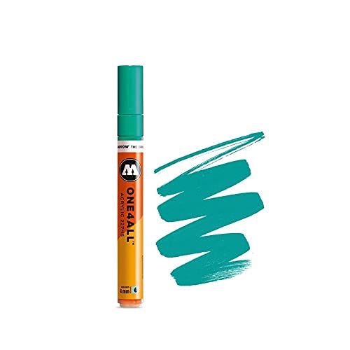 Molotow 227-HS Marker ONE4ALL, 4mm Spitze, 9,0ml, lagunenblau von Molotow