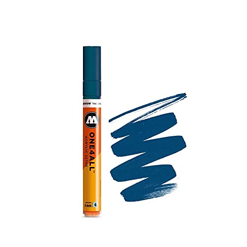 Molotow 227-HS Marker ONE4ALL, 4mm Spitze, 9,0ml, petrol von Molotow