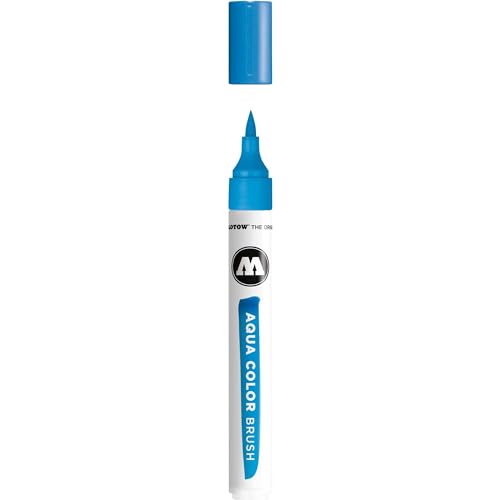 Molotow Aqua Color Brush Marker Pen 012 - Cyan von Molotow